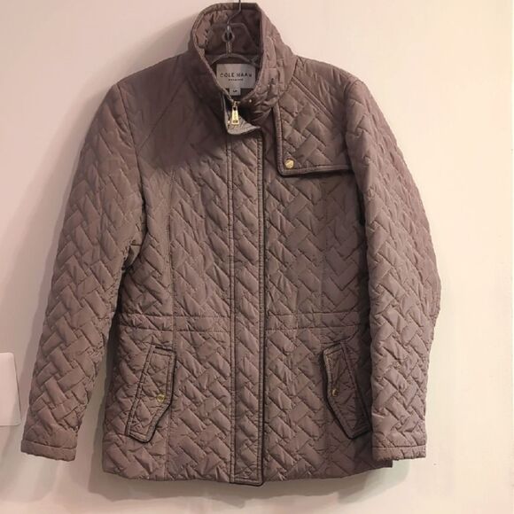 Cole Haan Signature Quilted Jacket Sz Small - Picture 1 of 10